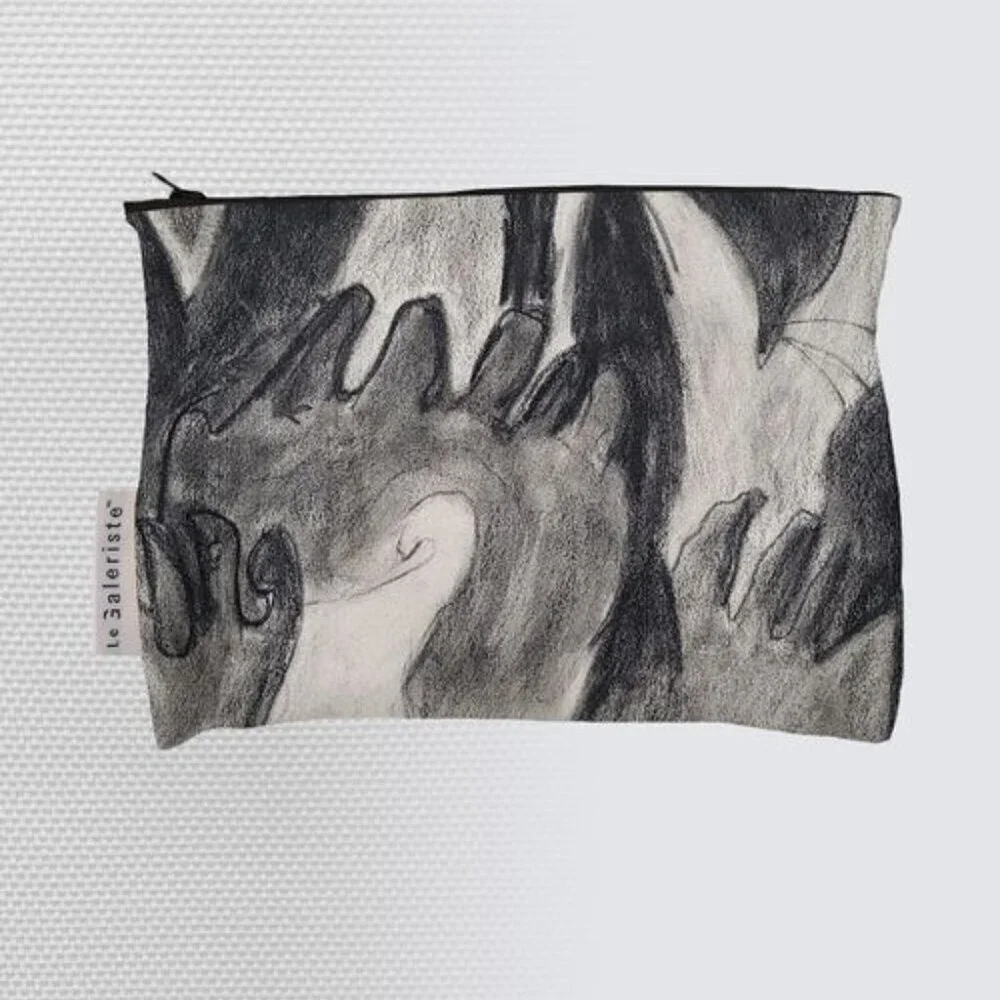 Raise Your Hand  Lou Black Pouch